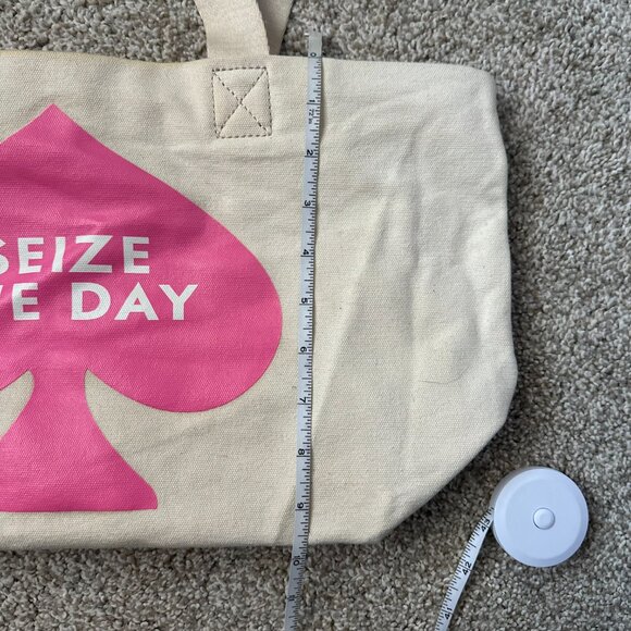 kate spade seize the day canvas tote bag 🤍 - Picture 10 of 16